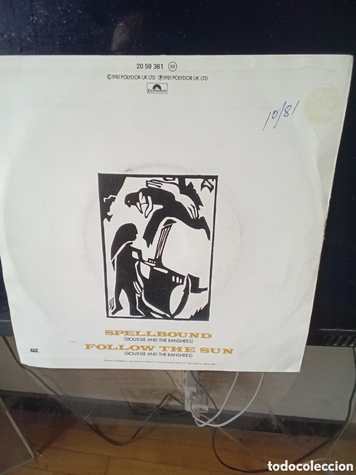 Discos de vinilo: SIOUXSIE and The BANSHEES 1981 Copia Spain - Foto 2