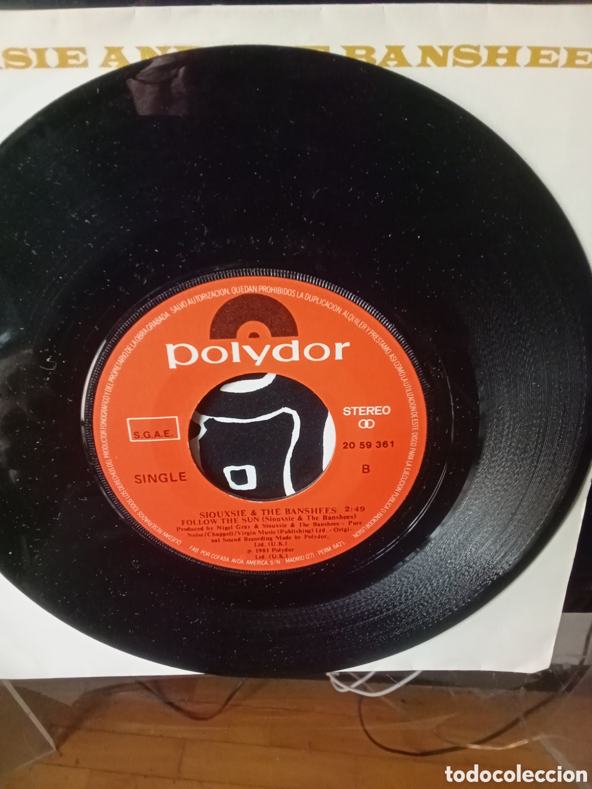 Discos de vinilo: SIOUXSIE and The BANSHEES 1981 Copia Spain - Foto 3