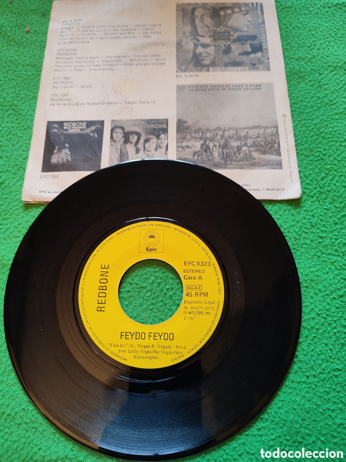 Discos de vinilo: Redbone - Feydo Feydo - Foto 2
