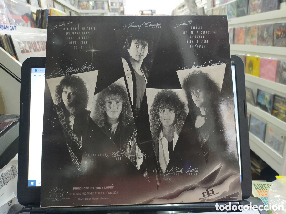 Discos de vinilo: Triangles LP Tokio 1989 - Foto 2