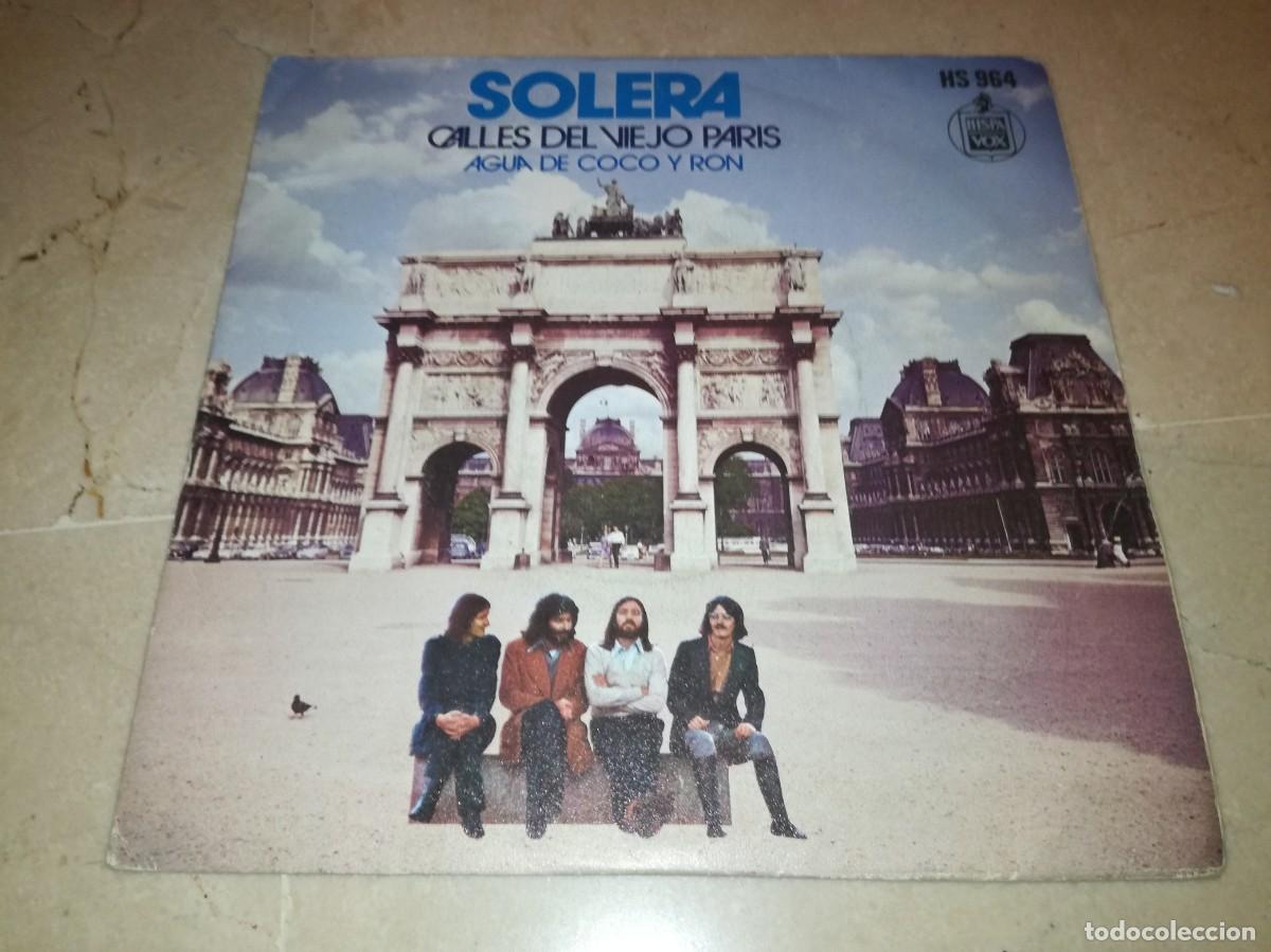 Discos de vinilo: SOLERA-CALLES DEL VIEJO PARIS-ORIGINAL 1973 - Foto 1