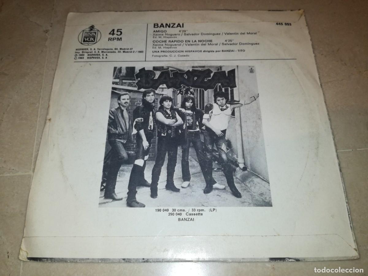 Discos de vinilo: BANZAI-AMIGO-ORIGINAL 1983 - Foto 2