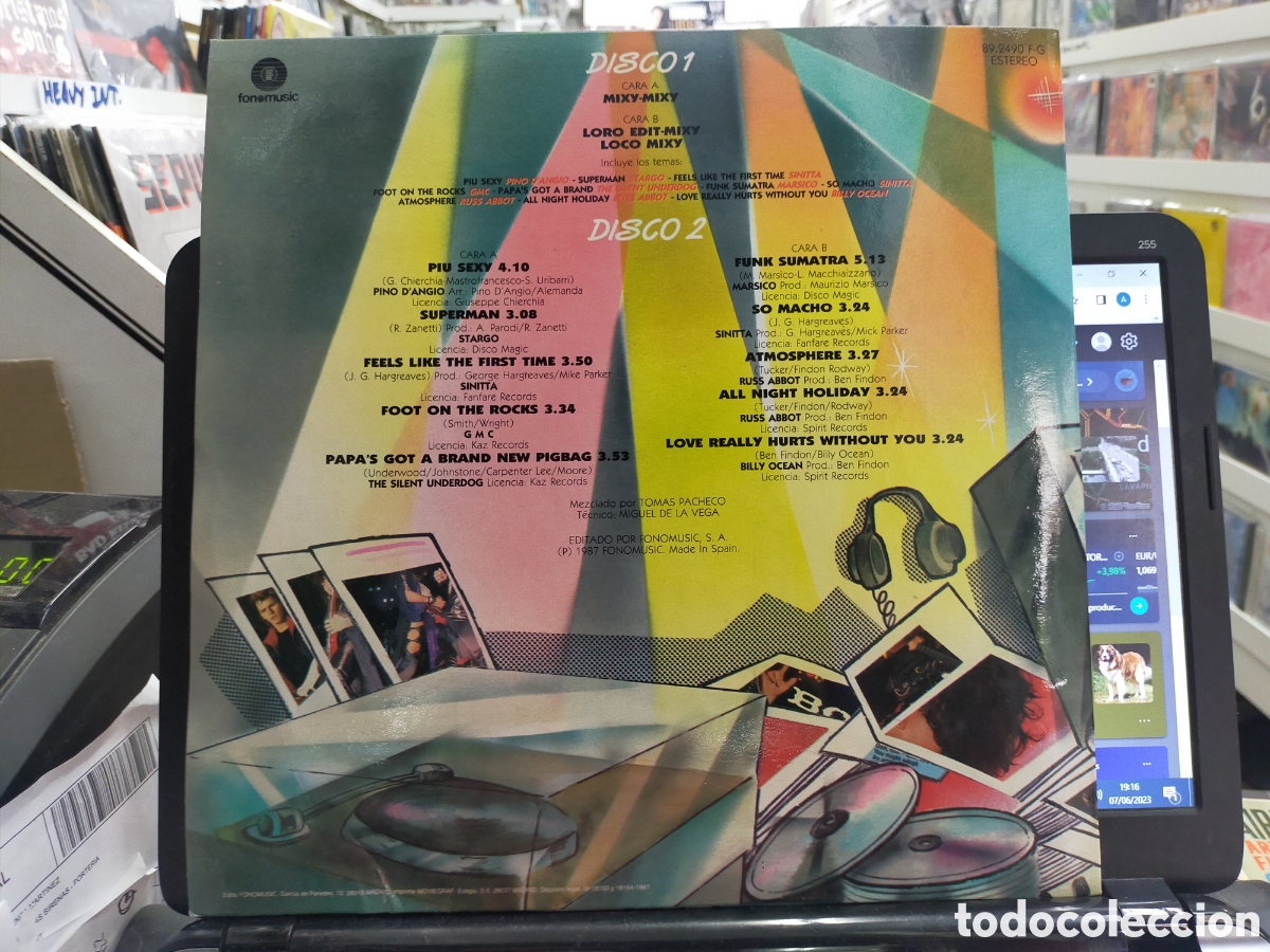 Discos de vinilo: Megafonomusicmix doble LP 1987 - Foto 2