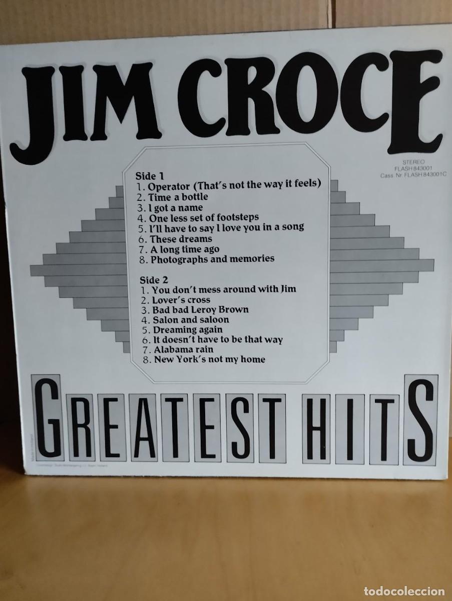 Discos de vinilo: JIM CROCE ---- GREATEST HITS - Foto 2