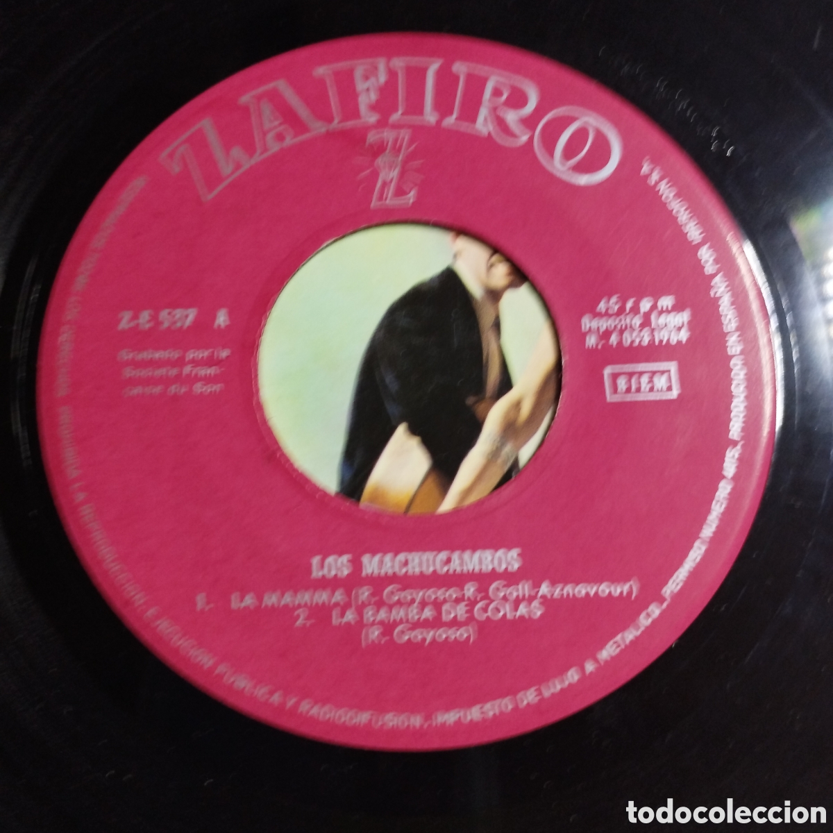 Discos de vinilo: EP 7&rdquo; Los Machucambos 1964 La mamma + 3. - Foto 3