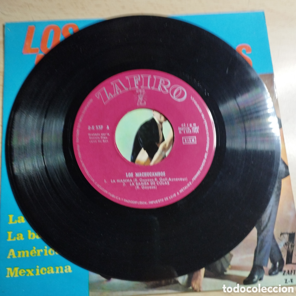 Discos de vinilo: EP 7&rdquo; Los Machucambos 1964 La mamma + 3. - Foto 4