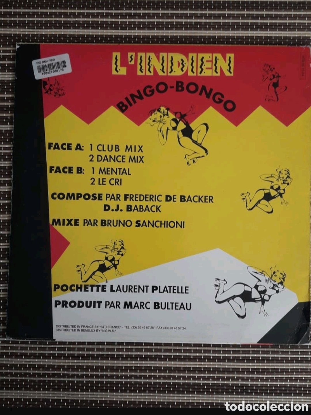 Discos de vinilo: Maxi single Bingo Bongo. Lindien - Foto 2