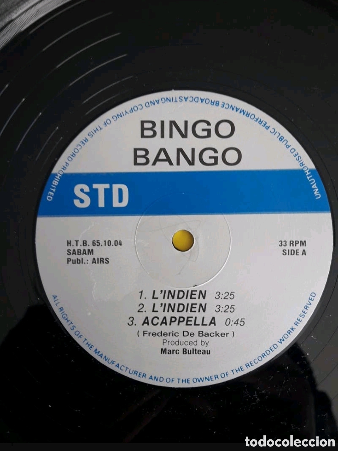 Discos de vinilo: Maxi single Bingo Bongo. Lindien - Foto 3