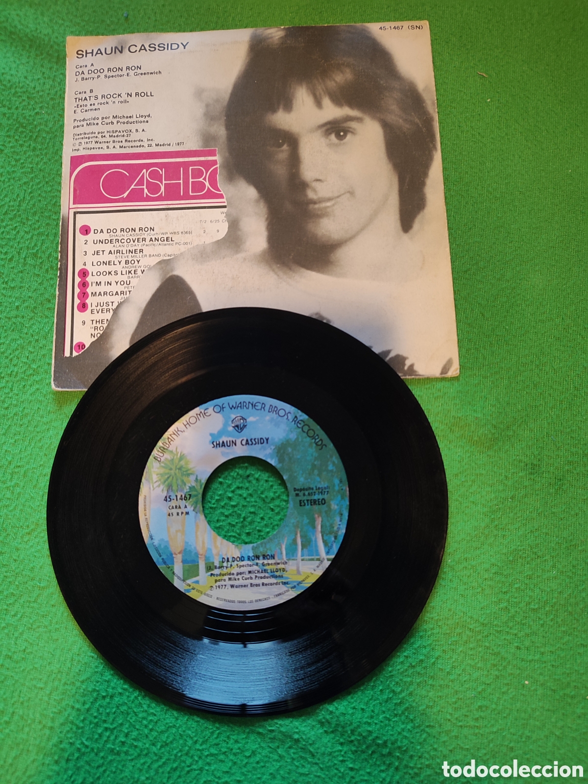 Discos de vinilo: Shaun Cassidy - Da doo ron ron - Foto 2
