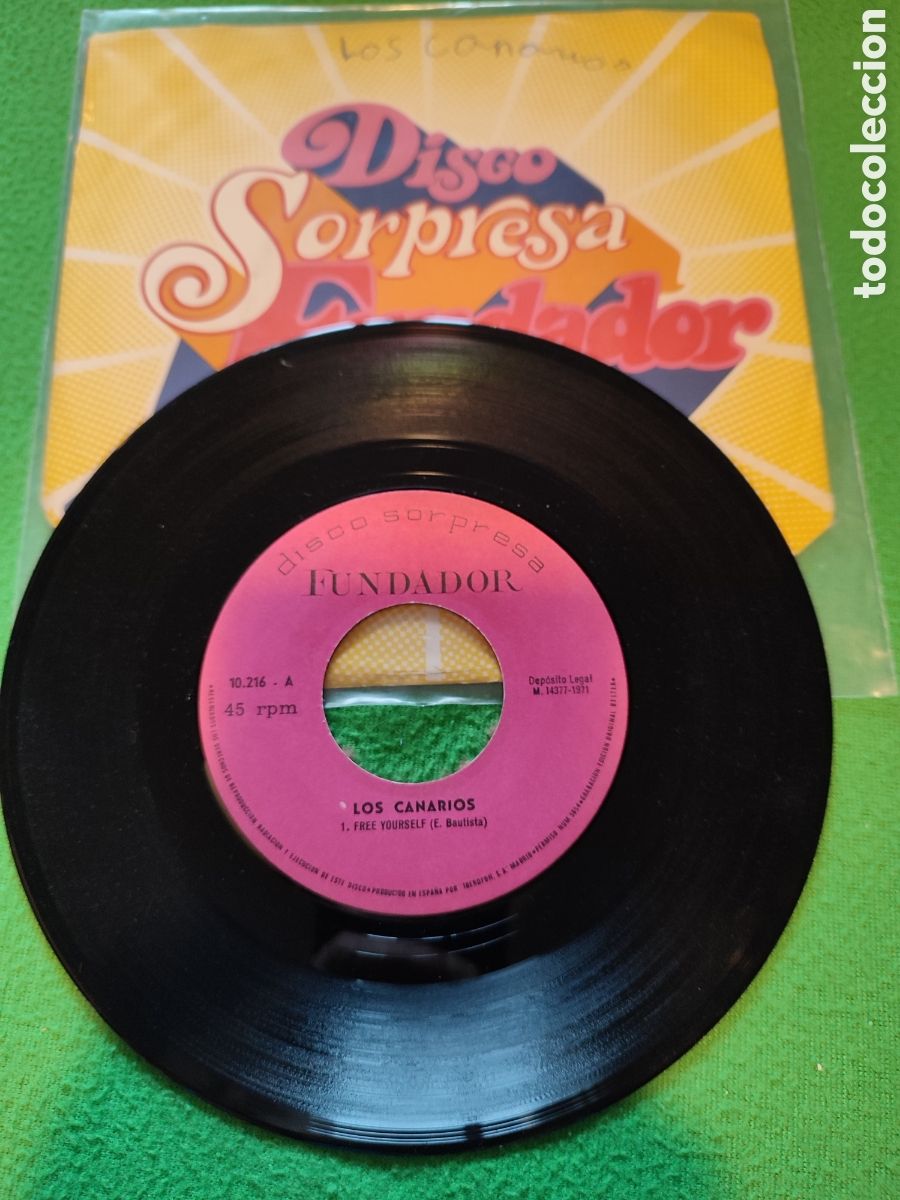 Discos de vinilo: Los Canarios - Free yourself - Foto 1
