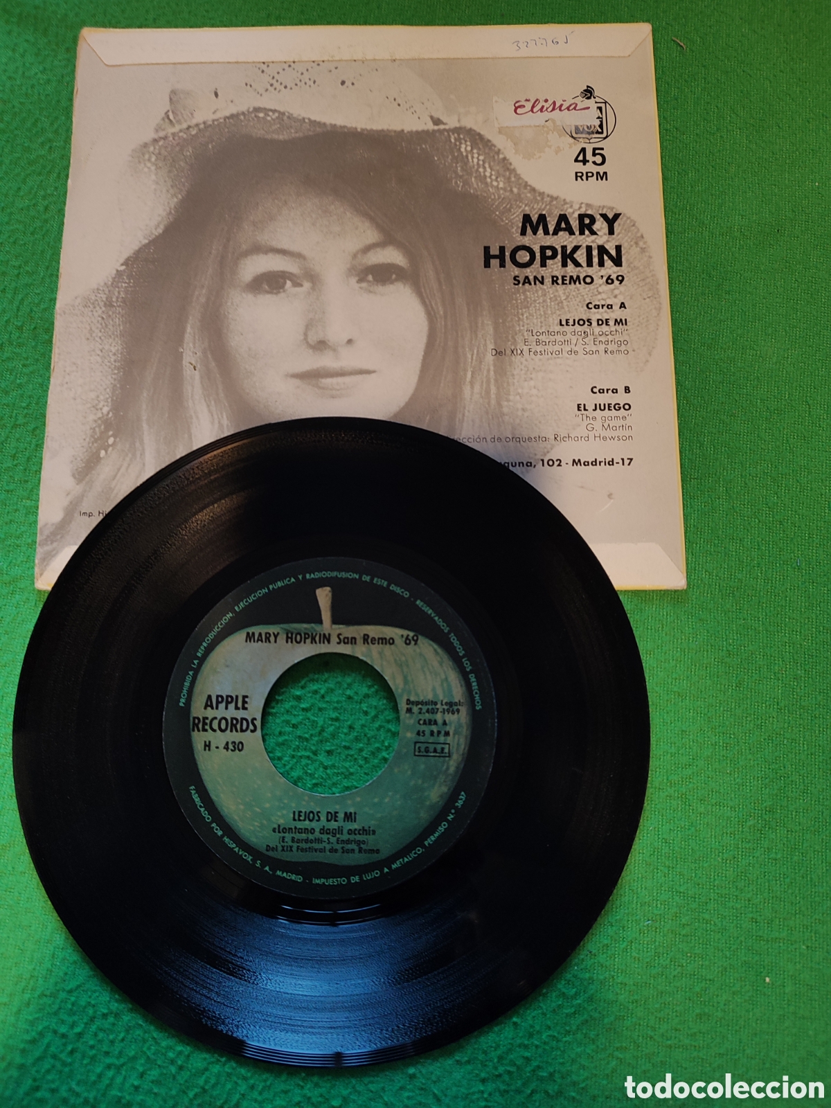 Discos de vinilo: Mary Hopkin - Lejos de mi - Foto 2
