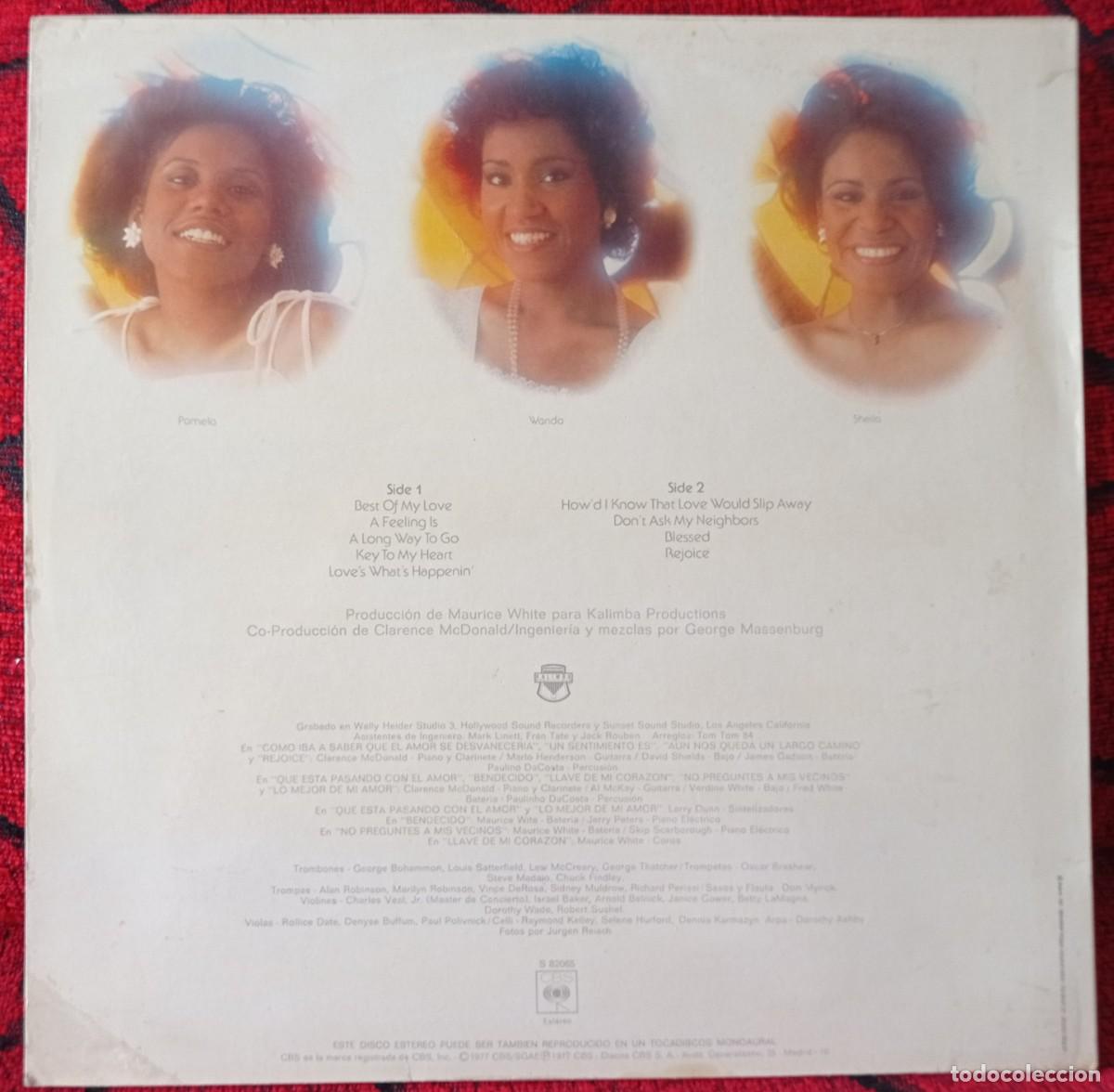 Discos de vinilo: EMOTIONS ** Rejoice ** VINILO LP ORIGINAL 1977 - Foto 2