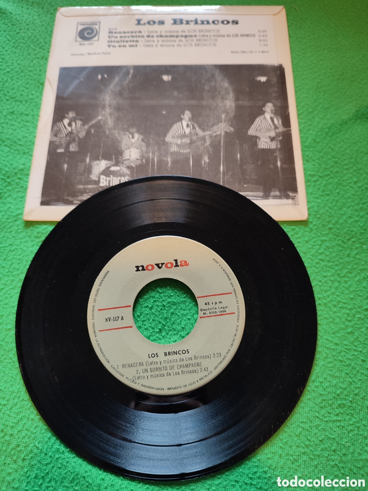 Discos de vinilo: Los Brincos - Renacer&aacute;+ 3 - Foto 2