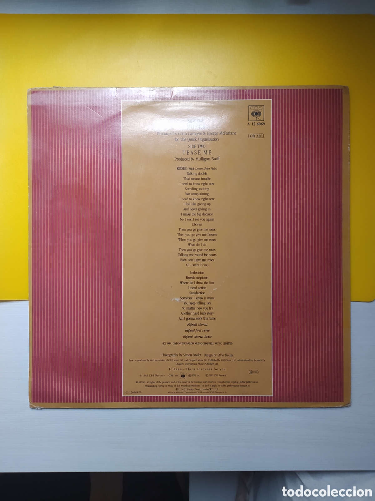 Discos de vinilo: Maxi single Haywoode. Roses (Extended Version) - Foto 2