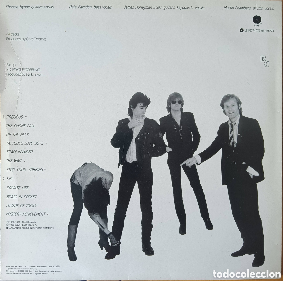 Discos de vinilo: Pretenders, 1980 (WEA 1983) - Foto 2