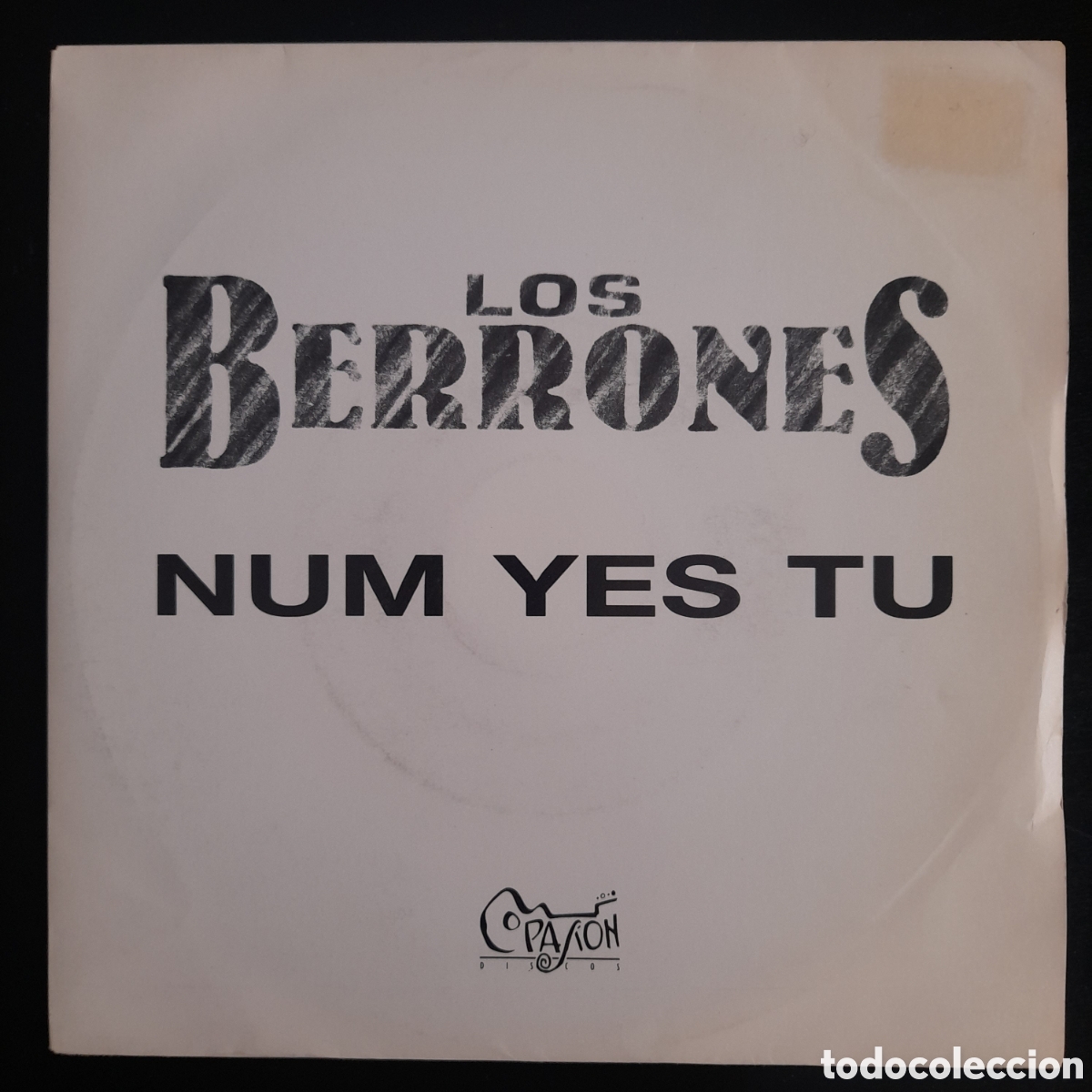Discos de vinilo: Los Berrones &ndash; Num Yes Tu. 1990. Vinilo, 7&rdquo;, Single Sided, Promo - Foto 1