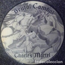 Discos de vinilo: BRUTAL COMBAT – CHARLES MARTEL LP PICTURE DISC OI! R.A.C. SKINS LIMITED EDITION