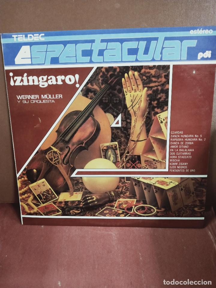 Discos de vinilo: WERNER M&Uuml;LLER Y SU ORQUESTA - ZINGARO - LP TELDEC 1987 - Foto 1