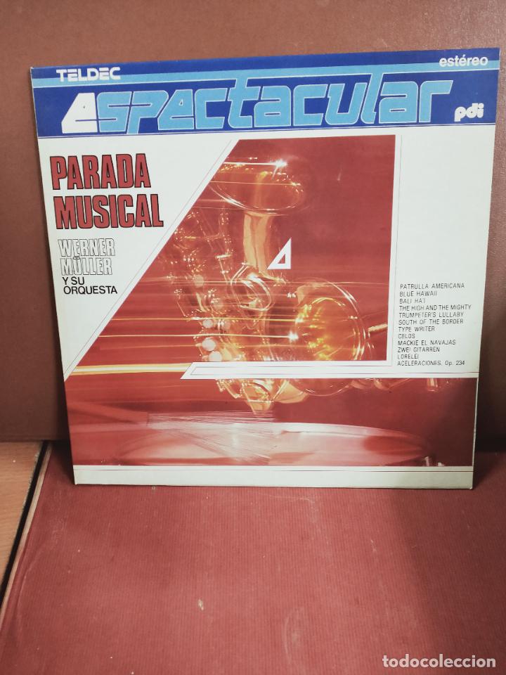 Discos de vinilo: WERNER M&Uuml;LLER Y SU ORQUESTA - PARADA MUSICAL - LP TELDEC 1987 - Foto 1