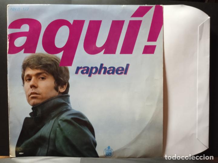 Discos de vinilo: RAPHAEL AQU&Iacute; ! LP SPAIN 1969 PDELUXE - Foto 1