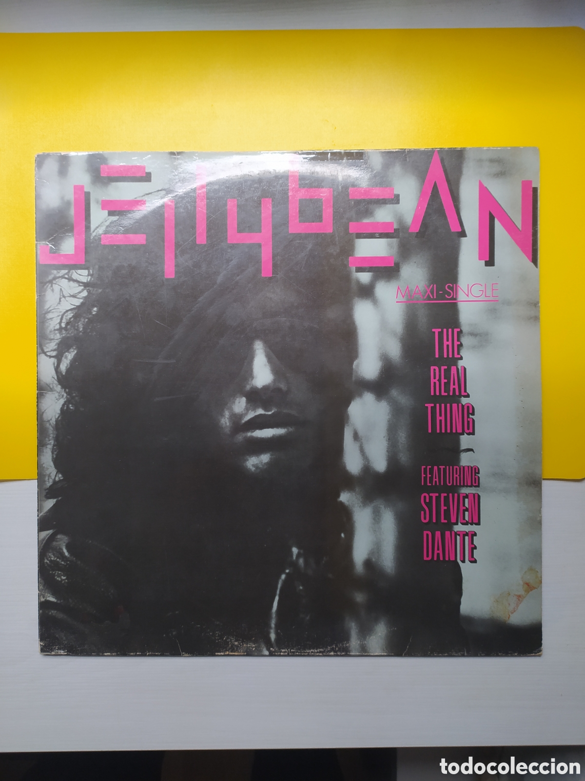 Discos de vinilo: Maxi single Jellybean Featuring Steven Dante. The Real Thing - Foto 1