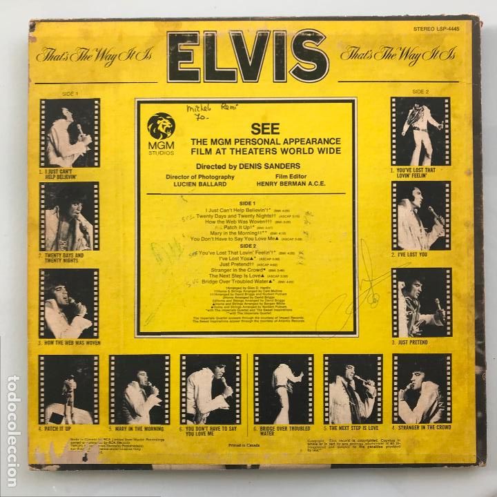 Discos de vinilo: Elvis Presley. Thats the way it is. - Foto 2