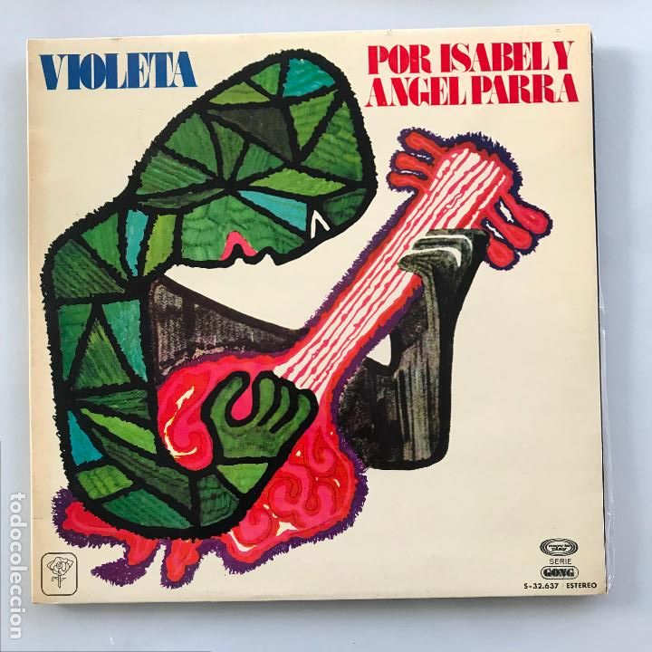 Discos de vinilo: Violeta por Isabel y &Aacute;ngel Parra. - Foto 1