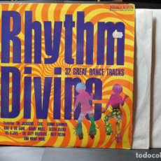 Discos de vinilo: VARIOS - RHYTHM DIVINE 32 GREAT DANCE TRACKS LP SPAIN 1991 PDELUXE