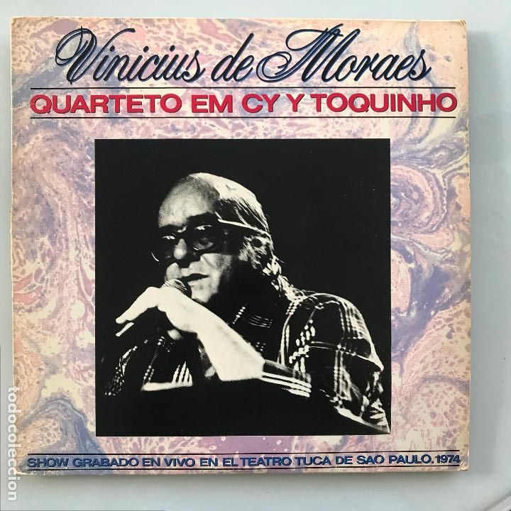 Discos de vinilo: Cuarteto EM CY y Toquinho. Vinicius de Moraes. - Foto 1