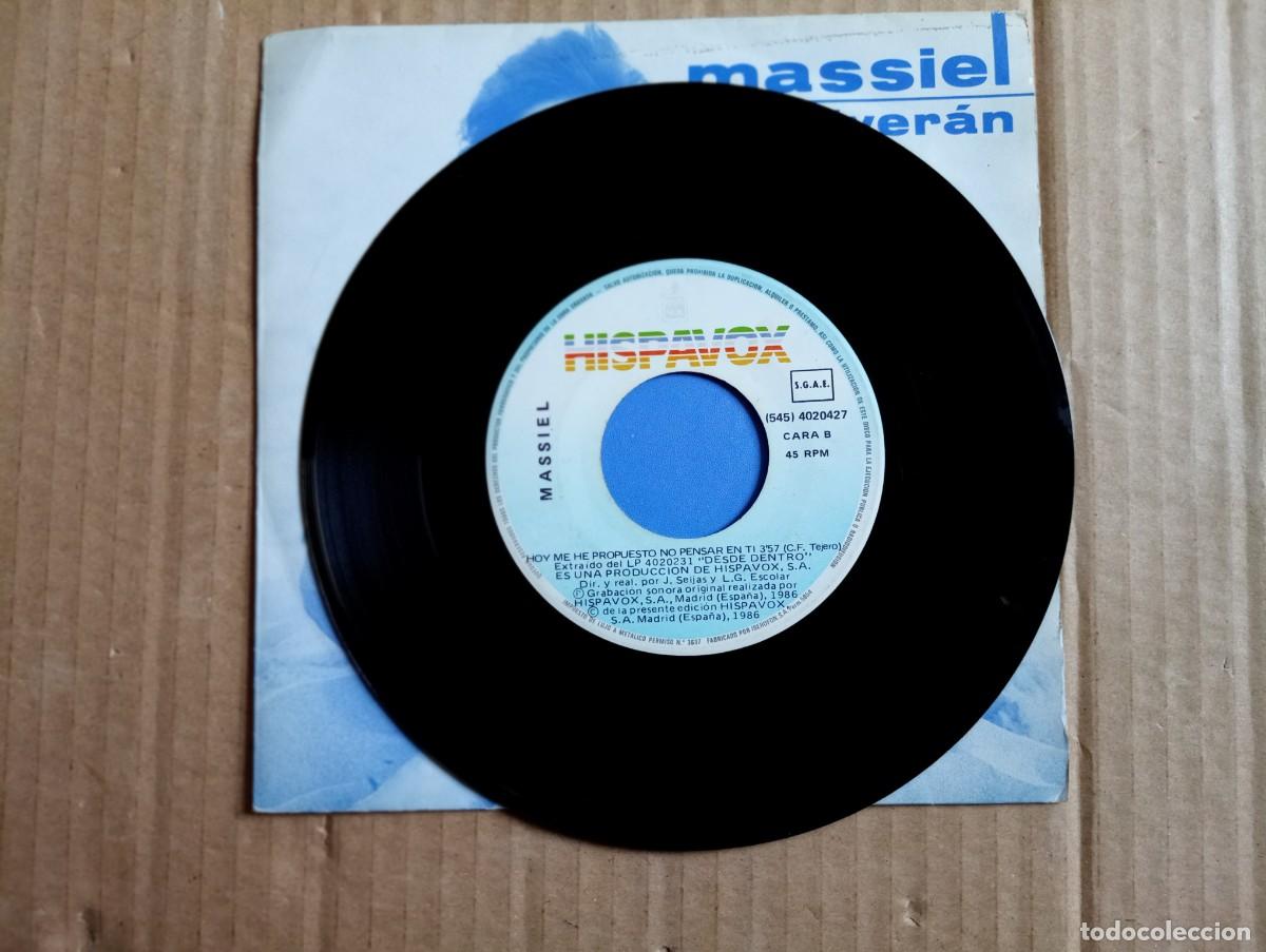 Discos de vinilo: MASSIEL - VOLVERAN SINGLE 1986 - Foto 2