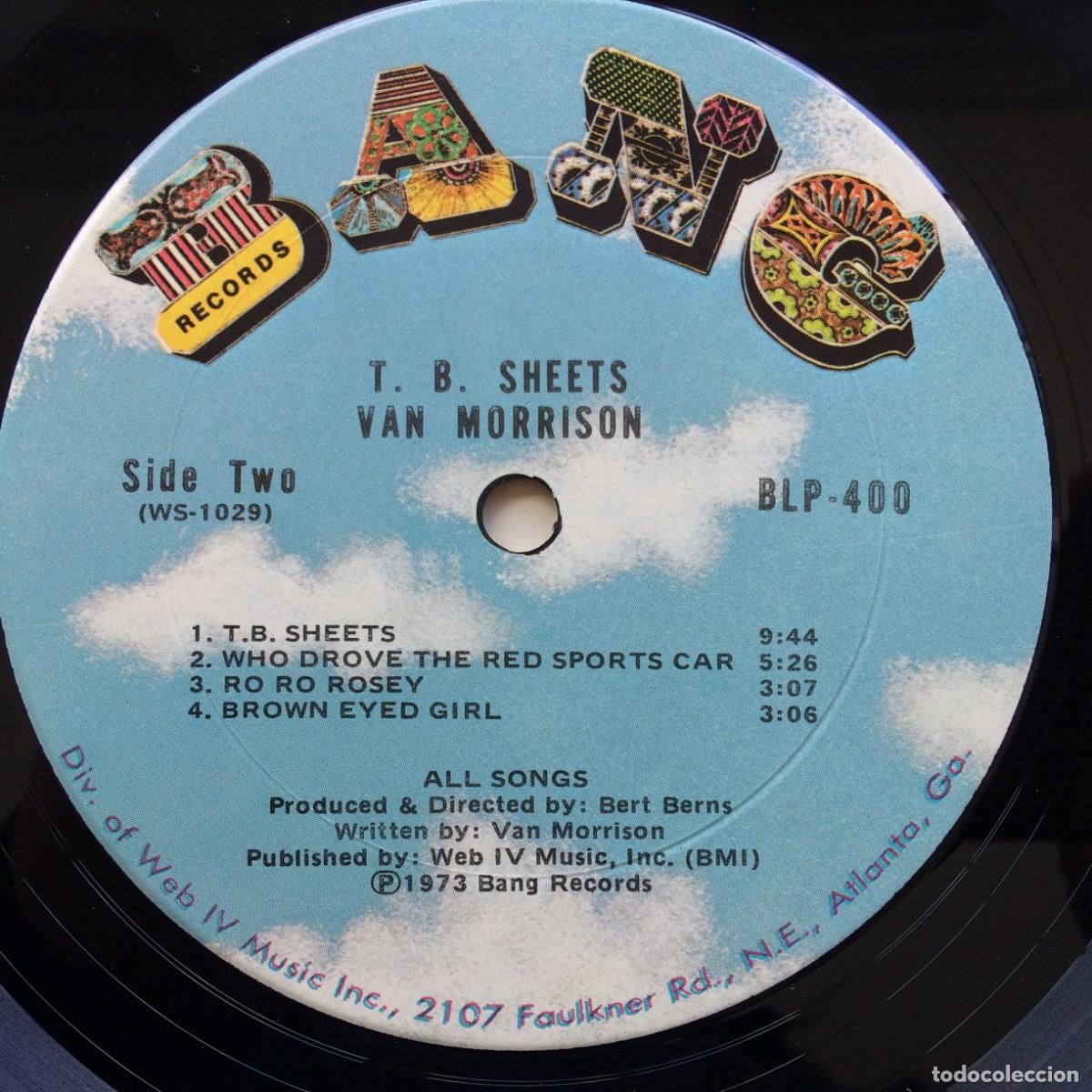 Discos de vinilo: Van Morrison &ndash; T.B. Sheets , USA 1973 Bang Records - Foto 5