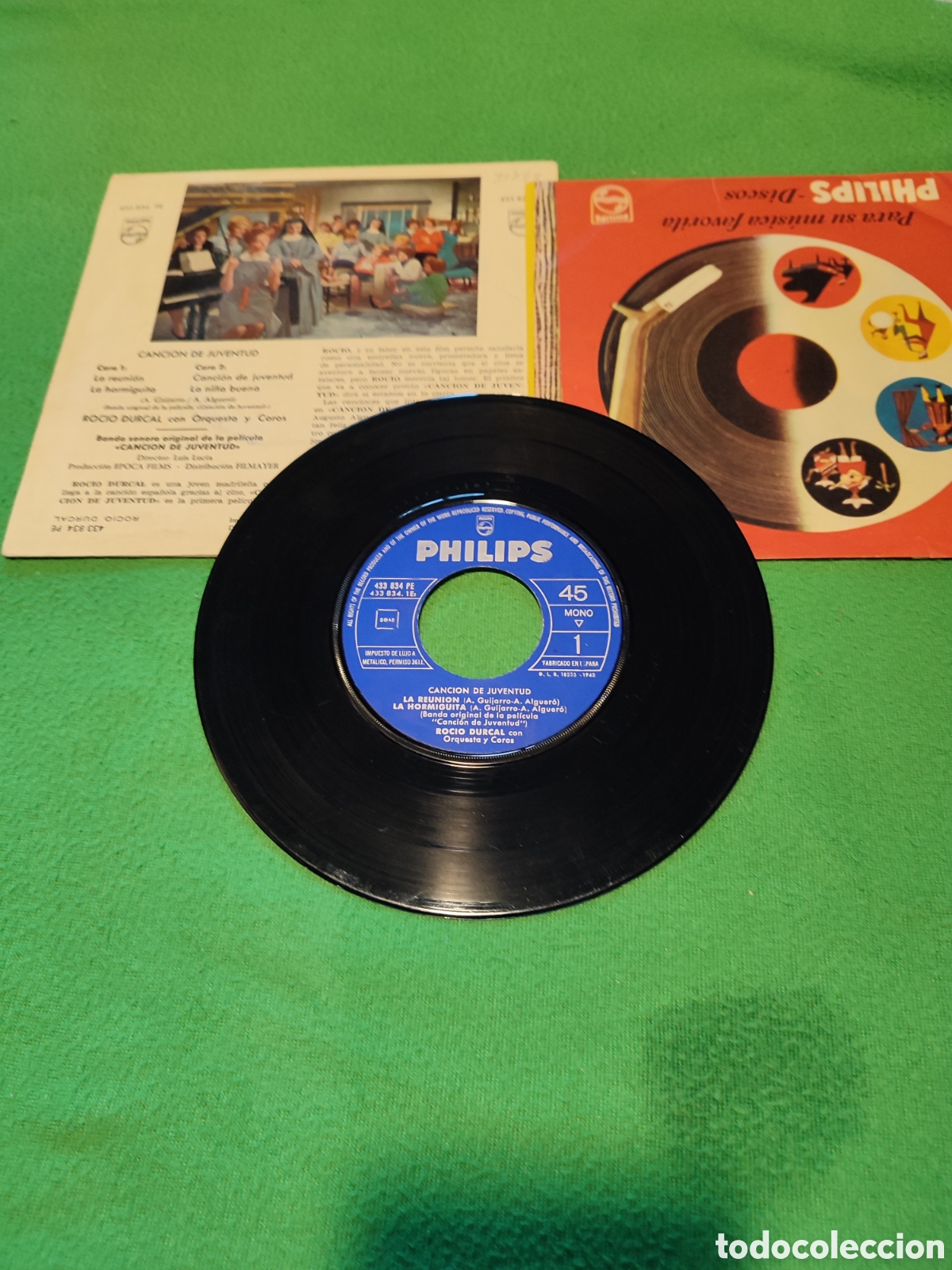 Discos de vinilo: Roc&iacute;o D&uacute;rcal - Canci&oacute;n de juventud Ep - Foto 2