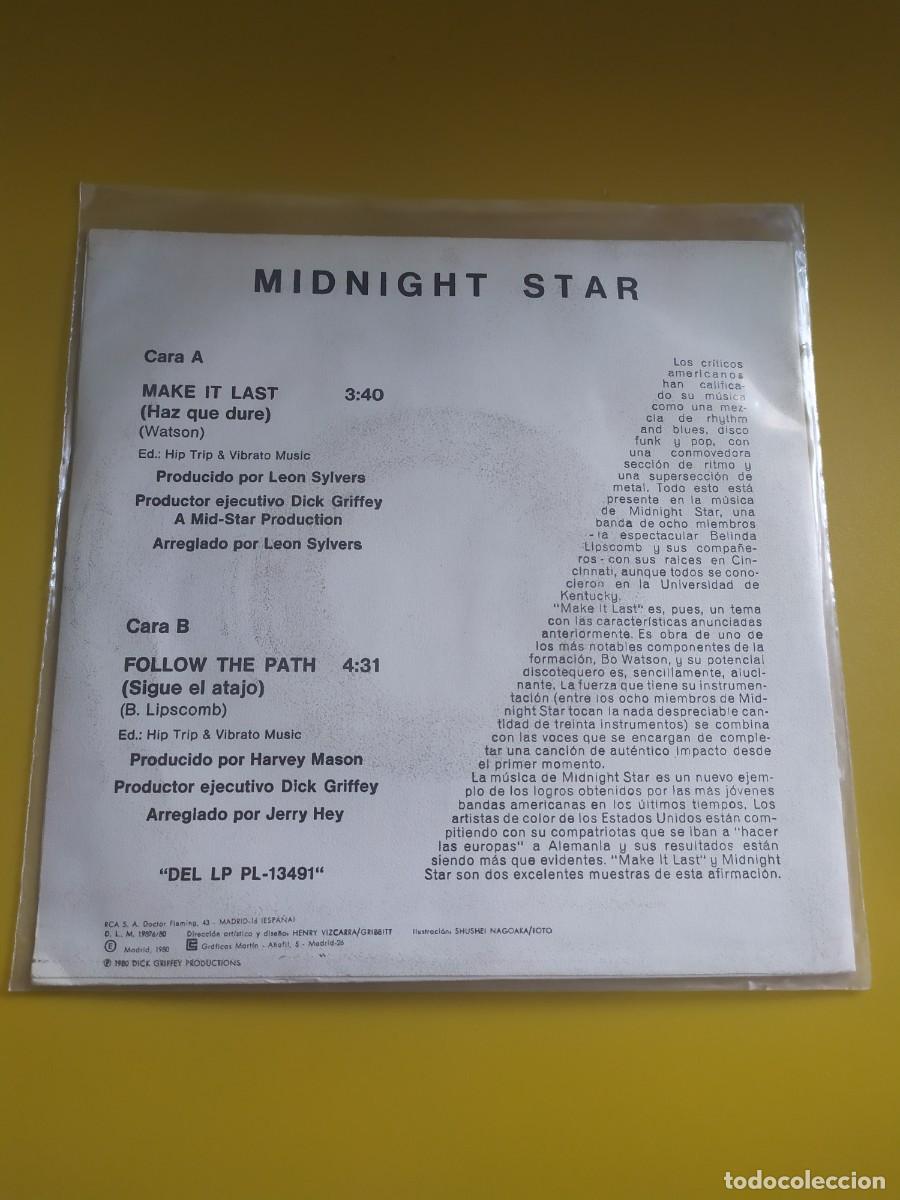 Discos de vinilo: Midnight Star - Make it last 1980 - Foto 2