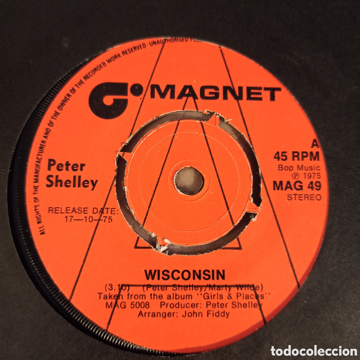 Discos de vinilo: Peter Shelley &ndash; Wisconsin (Promo) - Foto 1