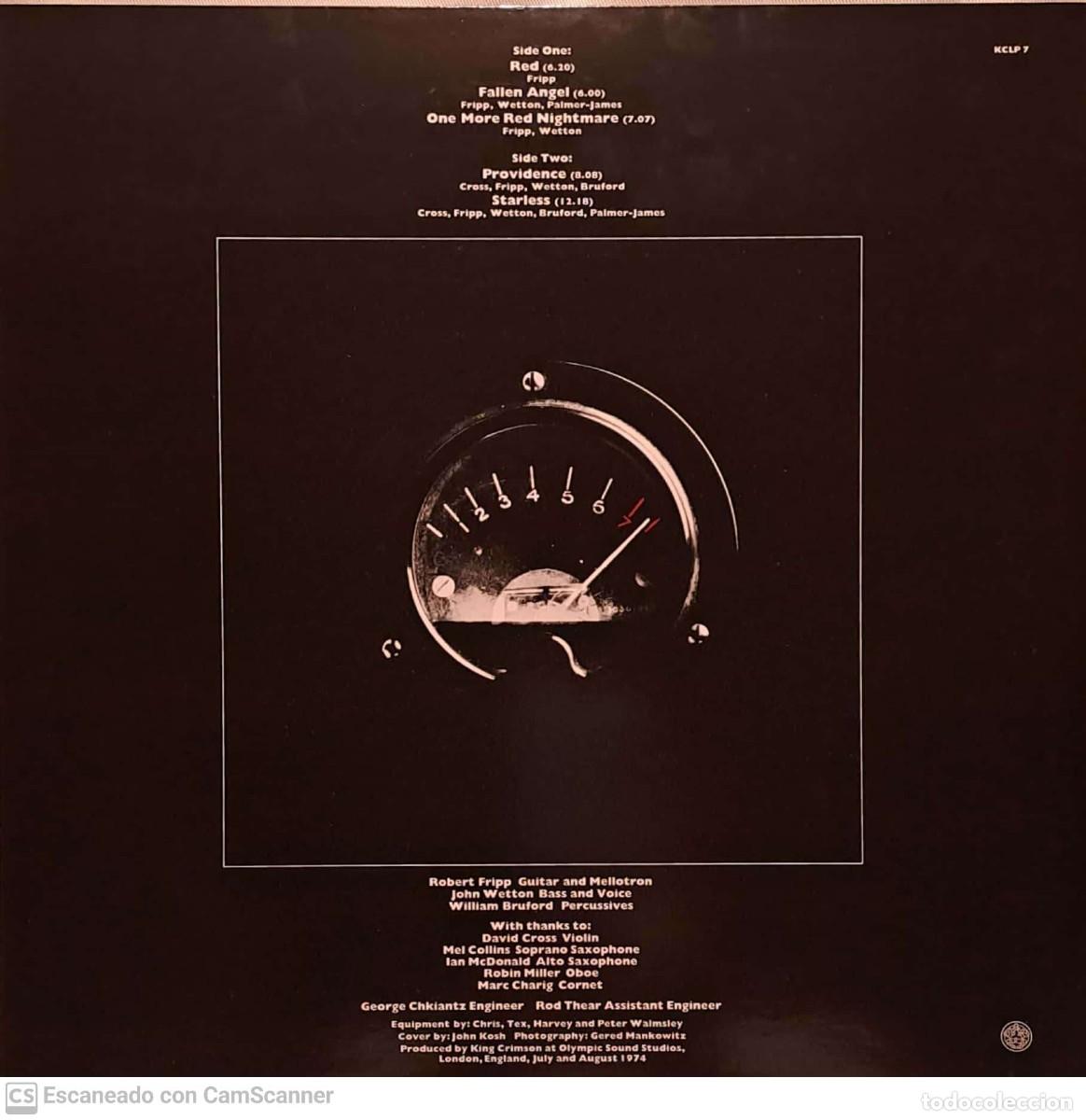 Discos de vinilo: King Crimson &lrm;&ndash; Red - Foto 2