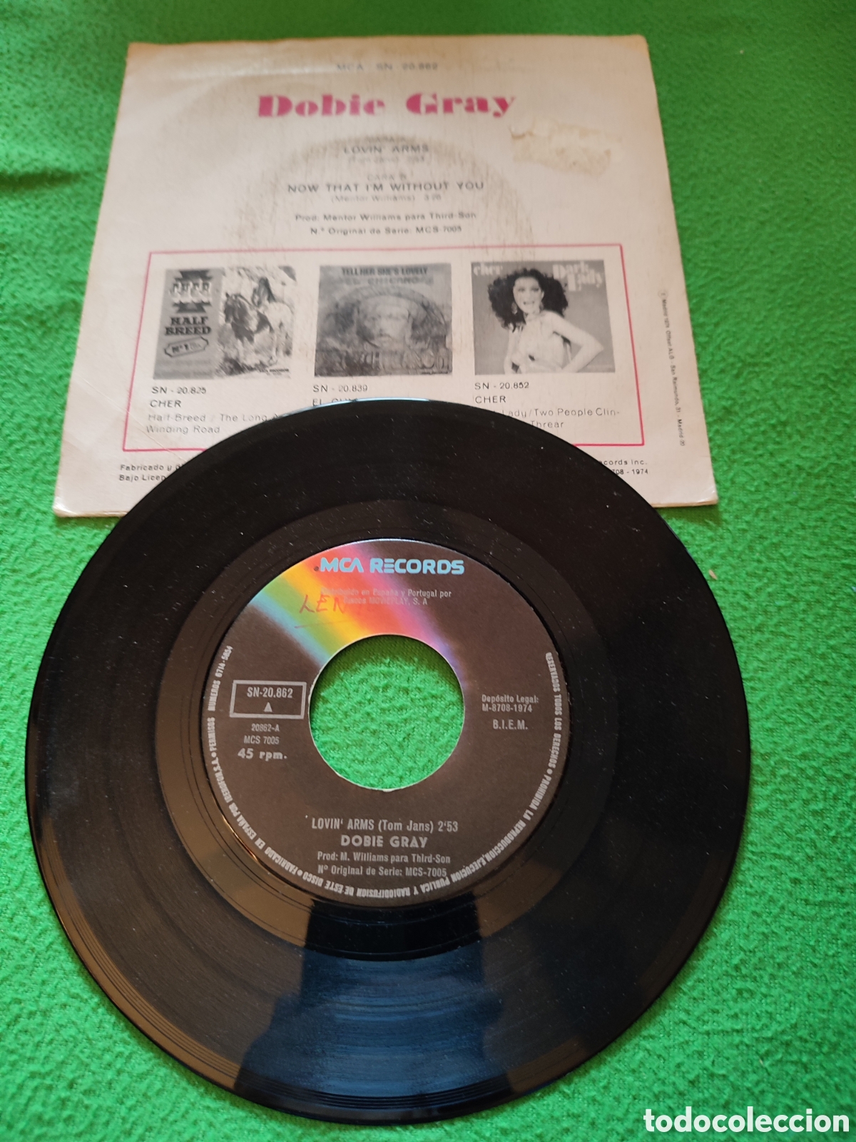 Discos de vinilo: Dobie Gray - Lovin arms - Foto 2