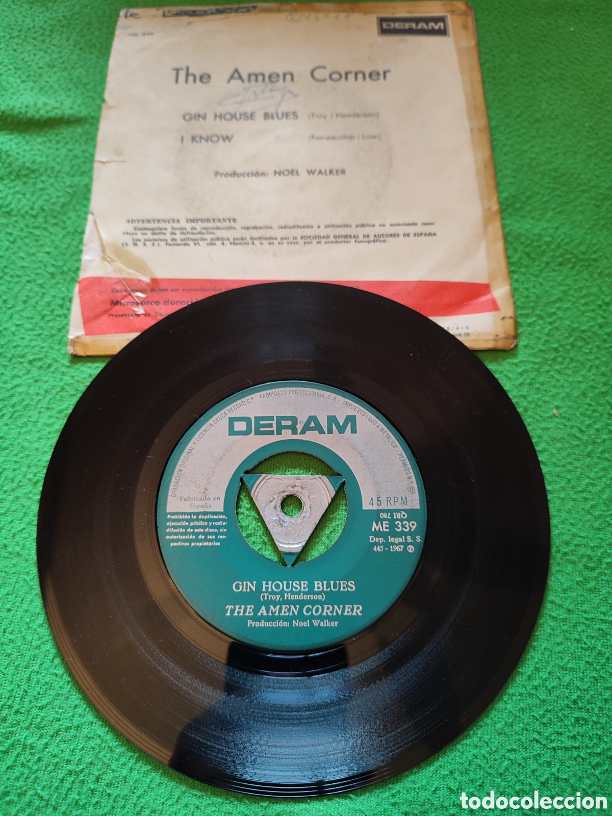 Discos de vinilo: Am&eacute;n Corner - Gin House Blues - Foto 2