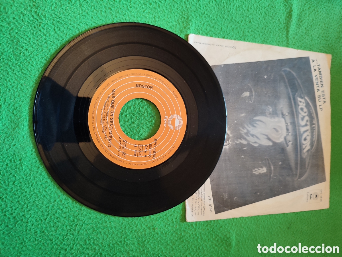 Discos de vinilo: Boston - M&aacute;s que un sentimiento - Foto 2