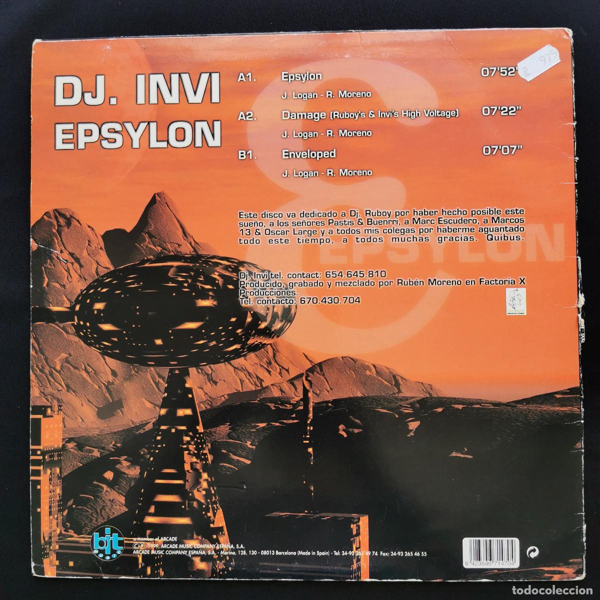 Discos de vinilo: DJ INVI - EPSYLON - - Foto 2