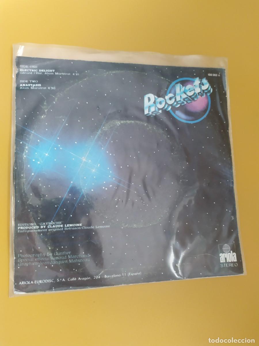 Discos de vinilo: Rockets - Electric delight / Anastasis 1979 - Foto 2