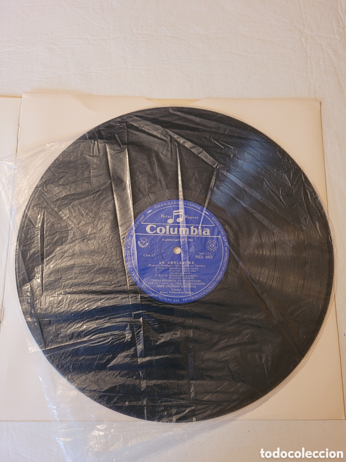 Discos de vinilo: LP La chulapona Colombia mce 802 - Foto 7