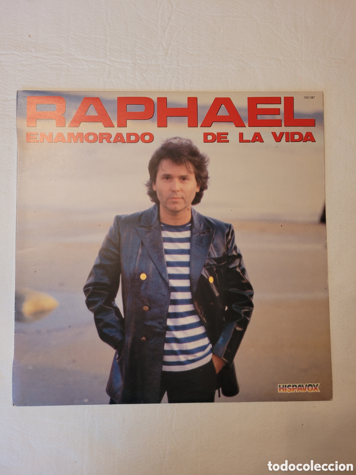 Discos de vinilo: LP Raphael enamorado de la vida hispabox 1983 - Foto 1