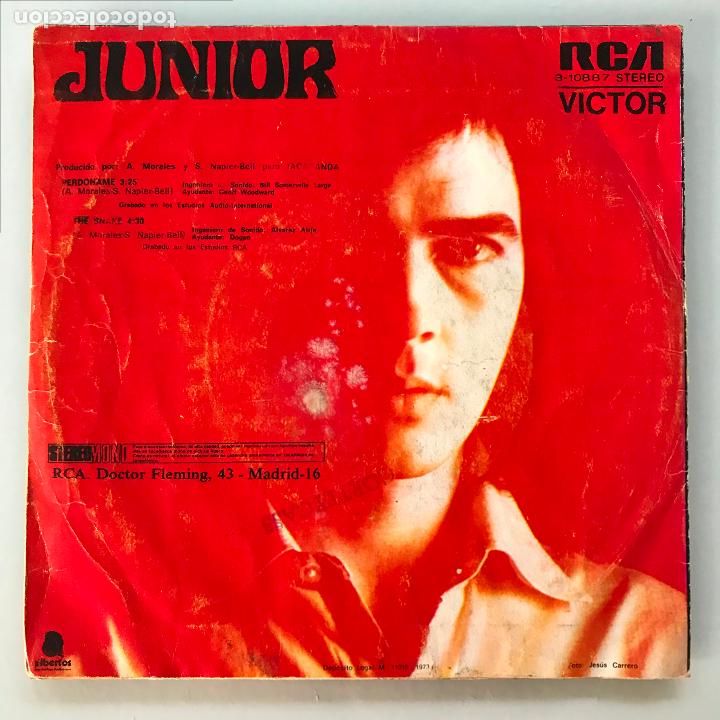 Discos de vinilo: Junior. Perd&oacute;name. PEDIDO M&Iacute;NIMO 5&euro; - Foto 2