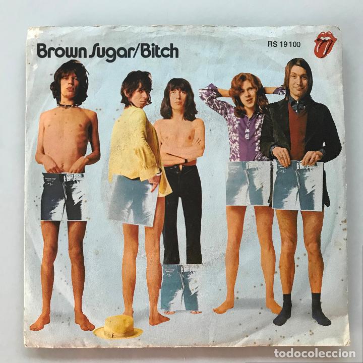 Discos de vinilo: The Rolling Stones. Brown Sugar / Bitch - Foto 1