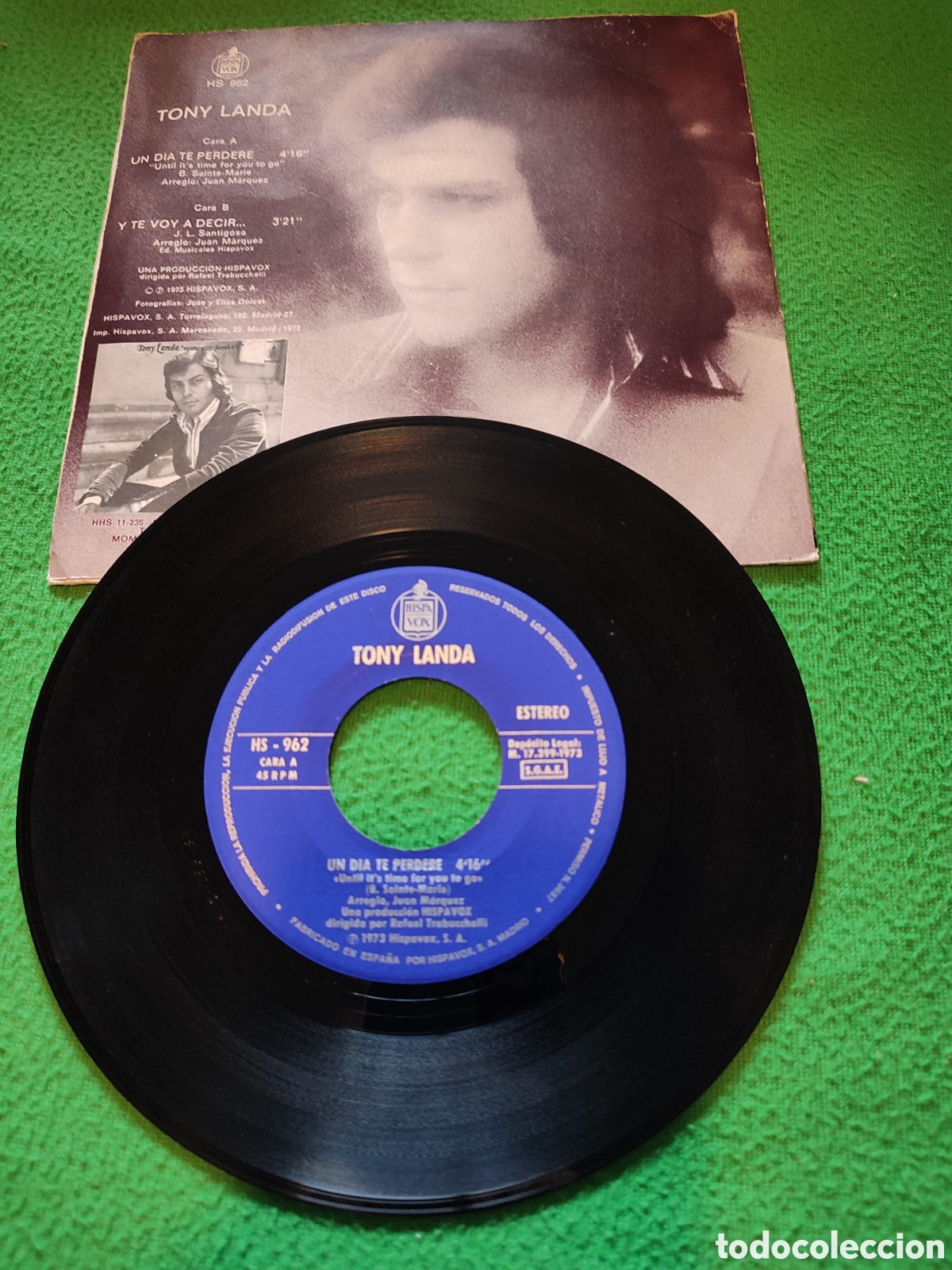 Discos de vinilo: Tony Landa - Un d&iacute;a te perder&eacute; - Foto 2