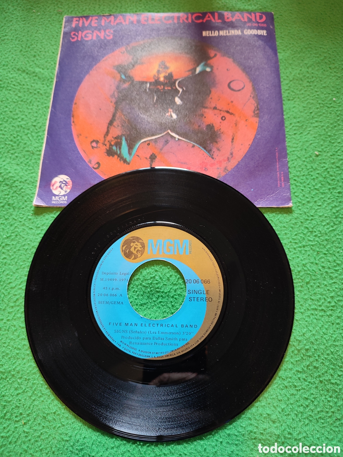 Discos de vinilo: Five man electrical Band - Se&ntilde;ales - Foto 2
