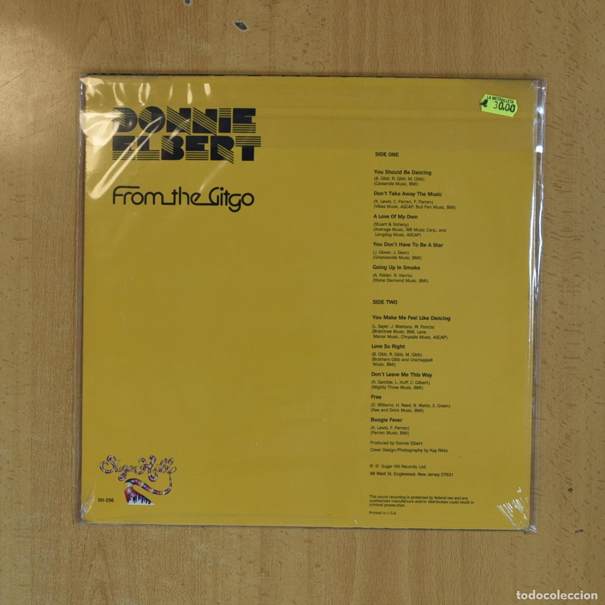 Discos de vinilo: DONNIE ELBERT - FROM THE GITGO - LP - Foto 2