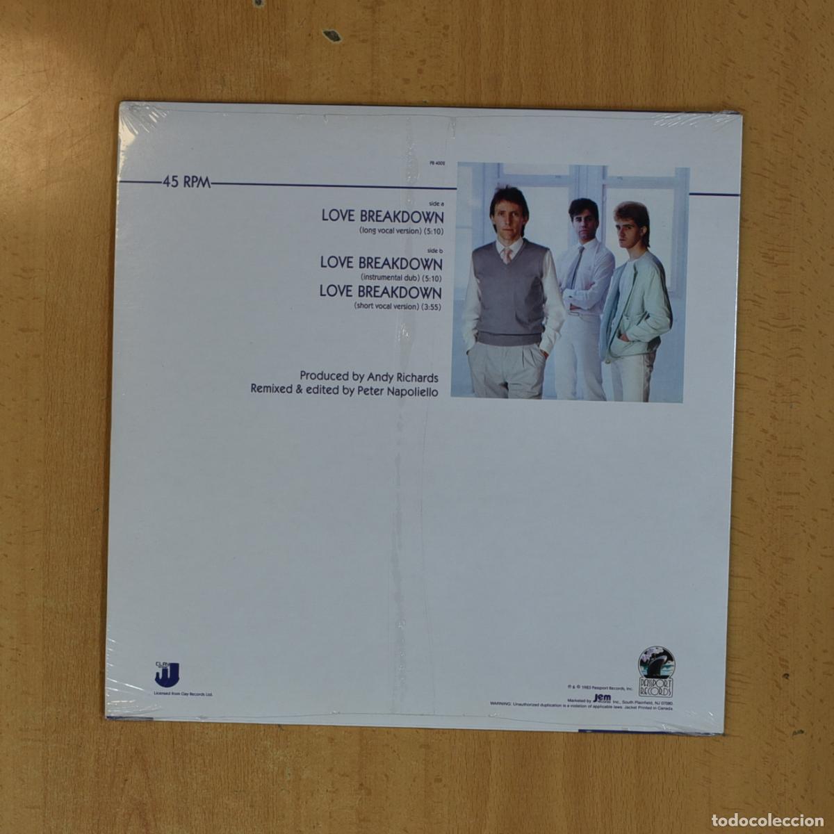 Discos de vinilo: WHITE DOOR - LOVE BREAKDOWN - PRECINTADO MAXI - Foto 2