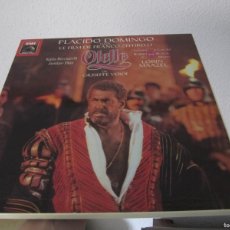 Discos de vinilo: GIUSEPPE VERDI OTELLO PLACIDO DOMINGO 2 LP ESTUCHE MAS LIBRO