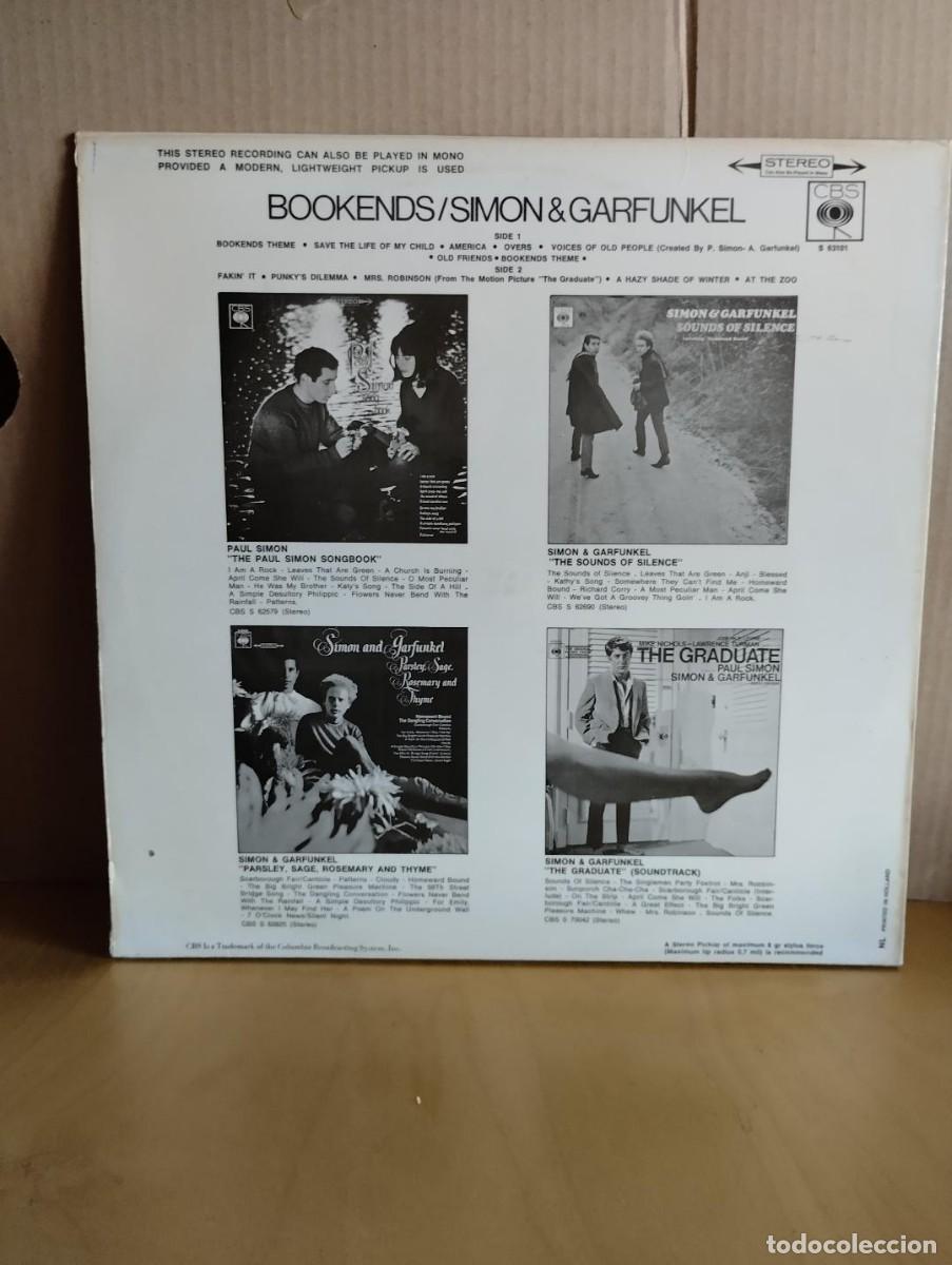 Discos de vinilo: SIMON & GARFUNKEL ---- BOOKENDS - Foto 2